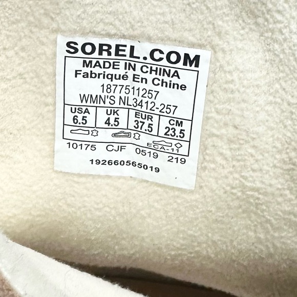 🌹SOREL🌹 Phoenix Short Leather Waterproof Boots Size: 6.5 - Picture 14 of 15